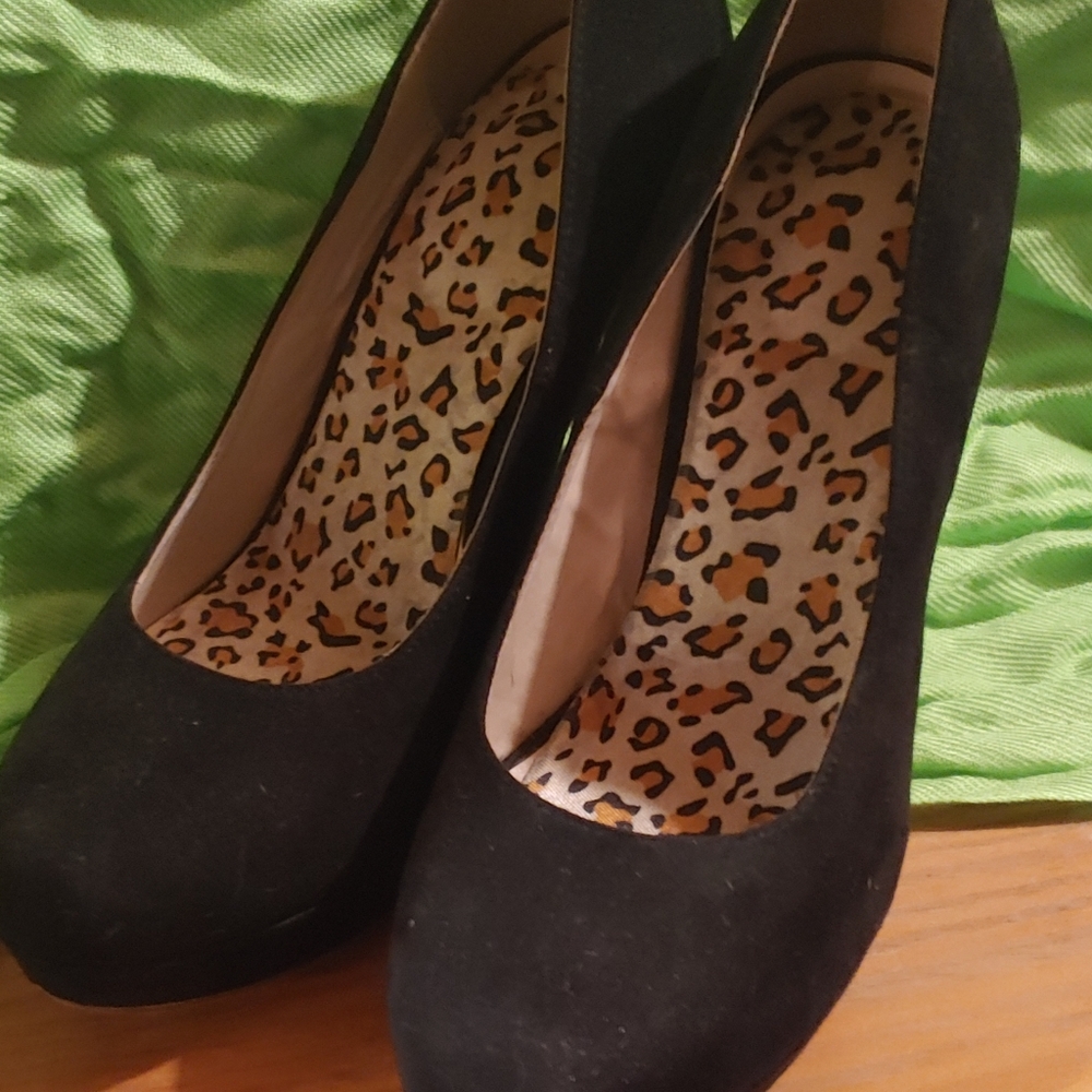 Black high heels
